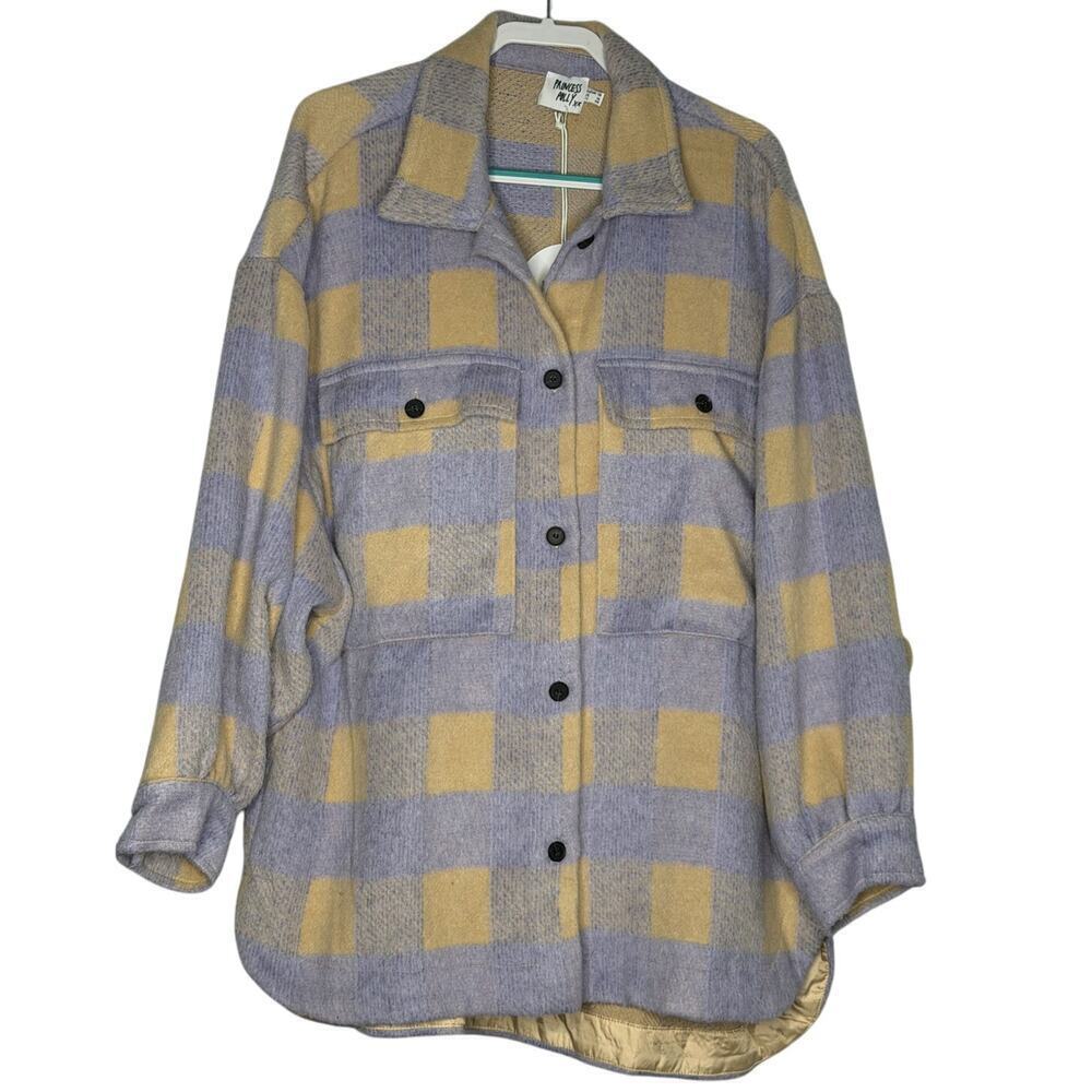 Princess Polly Women’s Keelee Jacket In Purple Curve / Size-14